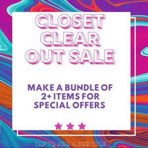 CLOSET CLEAR OUT SALE